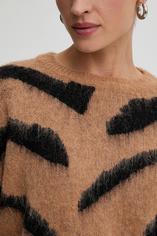 Μάλλινη μπλουζα Answear.LAB ml209.09.ilk καφέ