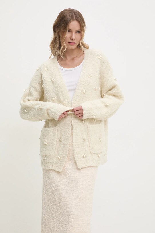 Svetr s vlnou Answear.LAB béžová dh152.ims