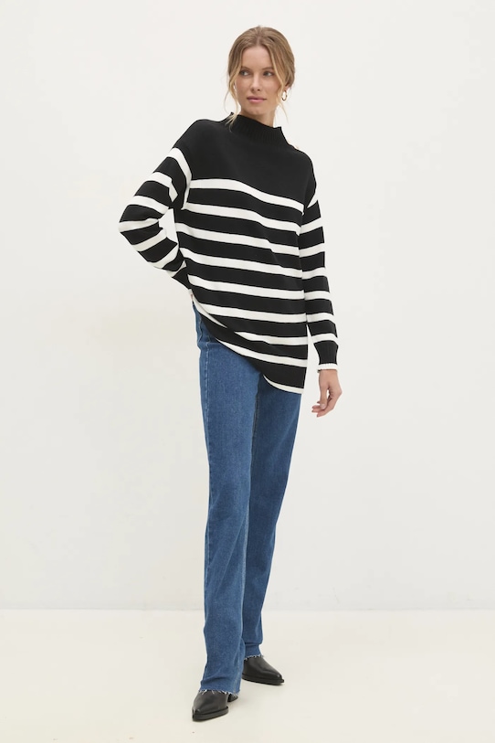 Sveter Answear.LAB DT59540.hms čierna WW25