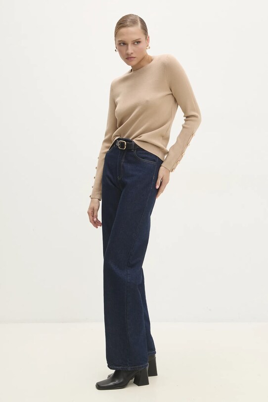 Answear.LAB sweter MG58913.hms brązowy WW25