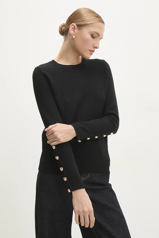 Svetr Answear.LAB kulatý černá MG58913.hms