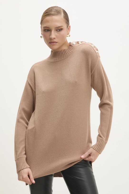 Answear.LAB sweter pozostałe brązowy MG555662.hms