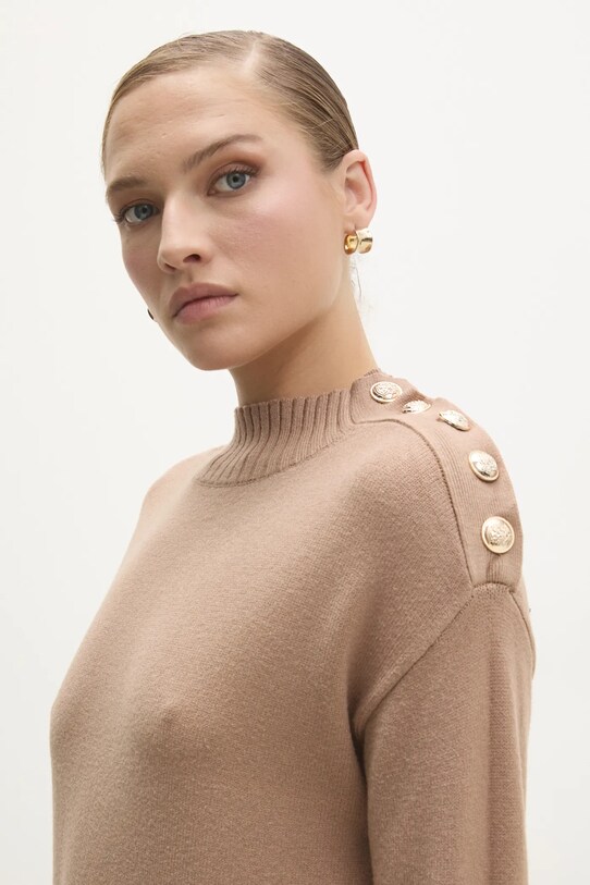 Answear.LAB sweter brązowy MG555662.hms