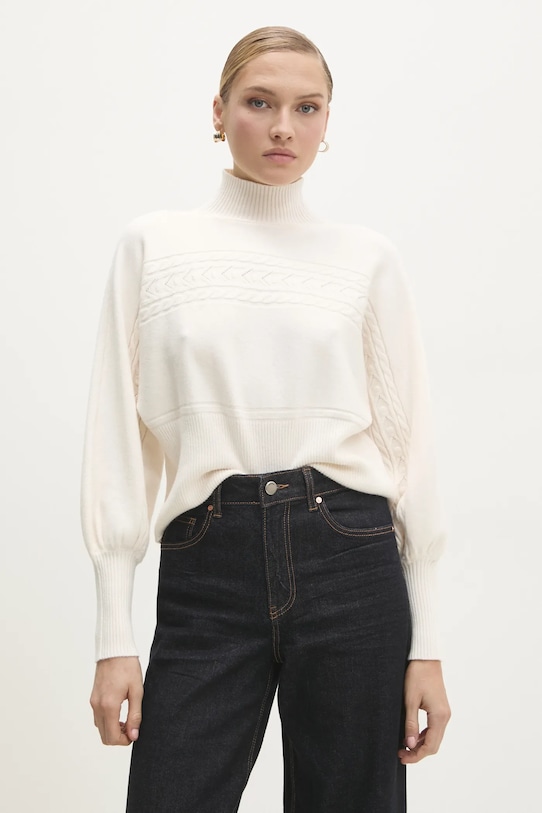 Answear.LAB sweter pozostałe beżowy MT59690.hms