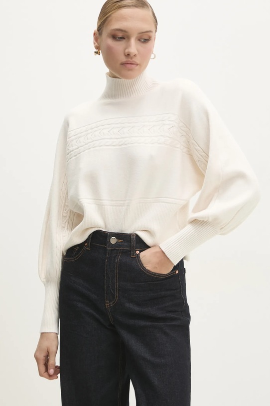 Answear.LAB sweter beżowy MT59690.hms