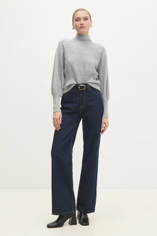 Answear.LAB sweter MT59690.hms szary WW25