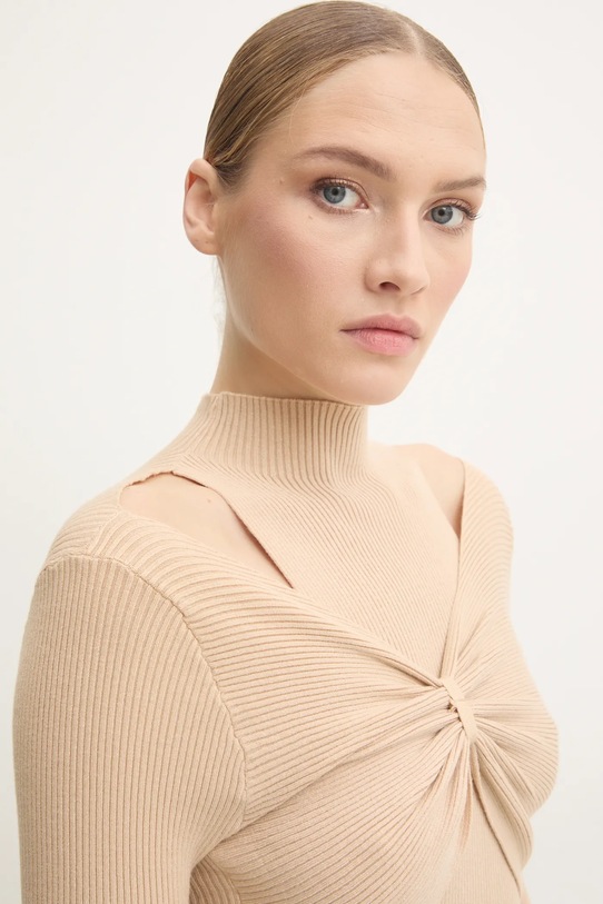 Answear Lab pulover subtiri maro MG60341.hms