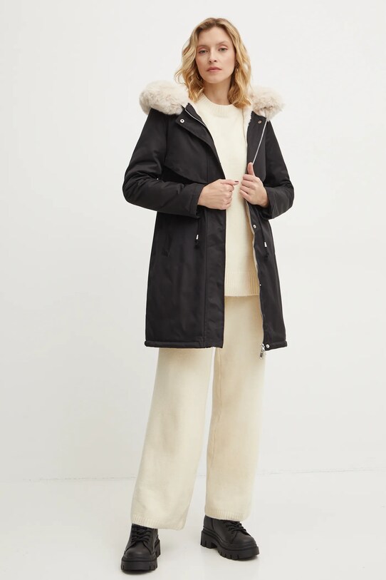 Bunda Answear.LAB N717.21031.hms čierna WW25