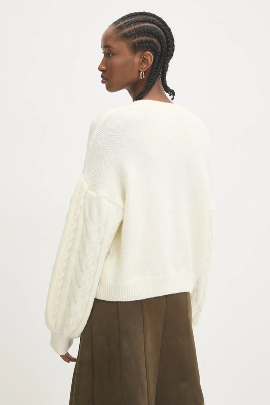 Odzież Answear.LAB sweter z wełną lu4410.fos beżowy