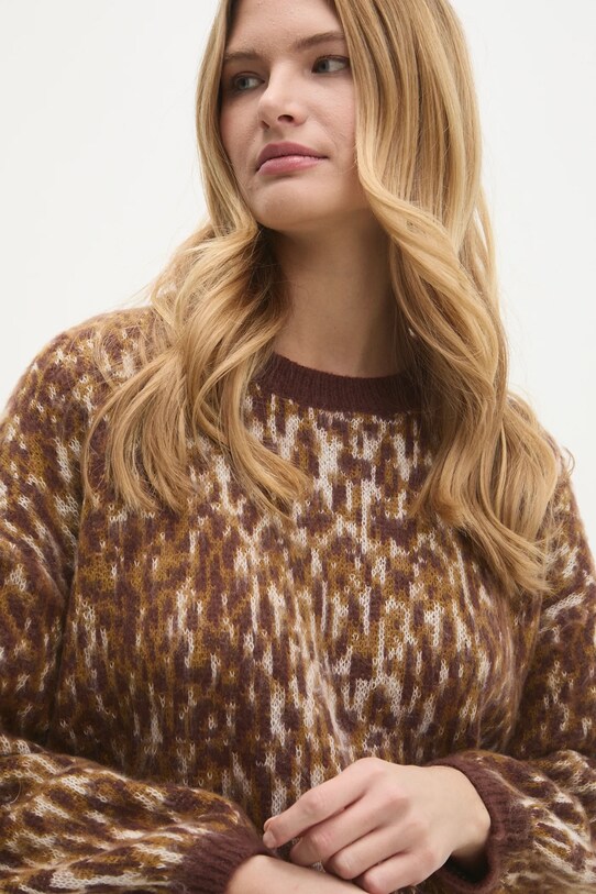 Answear.LAB sweter brązowy 1162.fos