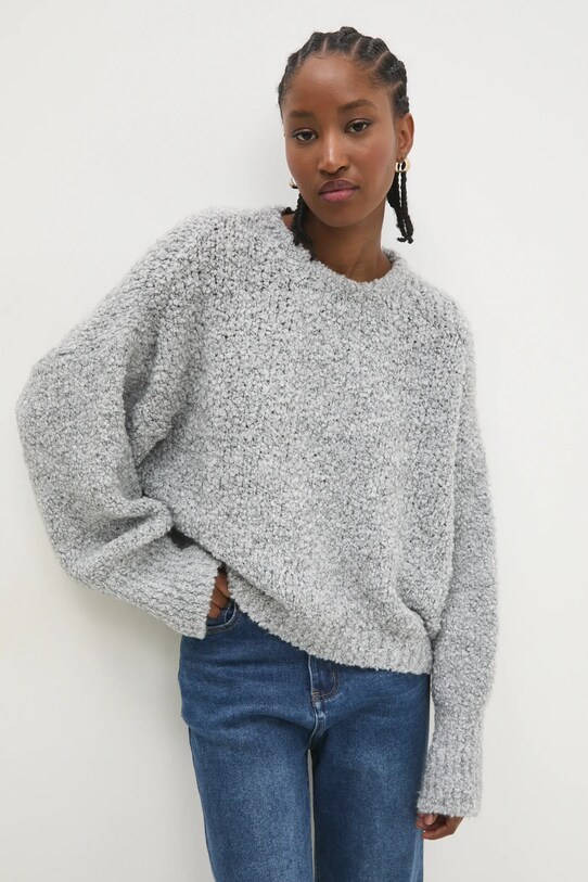 Answear Lab pulover de lana gri 24526.fms