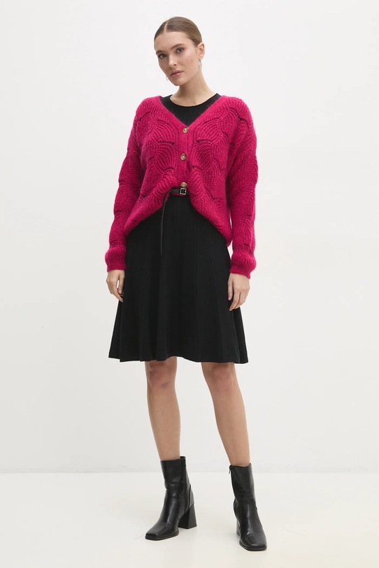 Answear.LAB kardigan z wełną 7261.fms różowy WW25