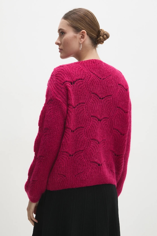 Odzież Answear.LAB kardigan z wełną 7261.fms różowy