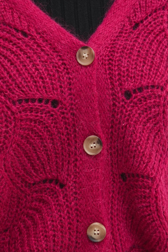 Answear.LAB kardigan z wełną 7261.fms różowy