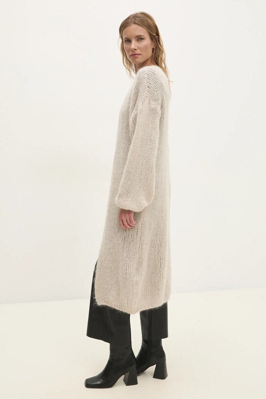 Vlněný svetr Answear.LAB 3570.fms béžová WW25