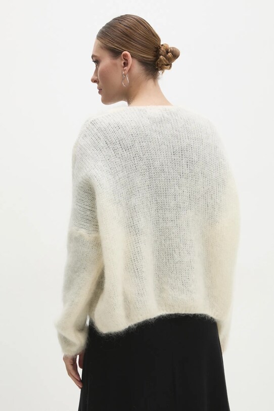 Odzież Answear Lab kardigan z wełną 30038.fms beżowy