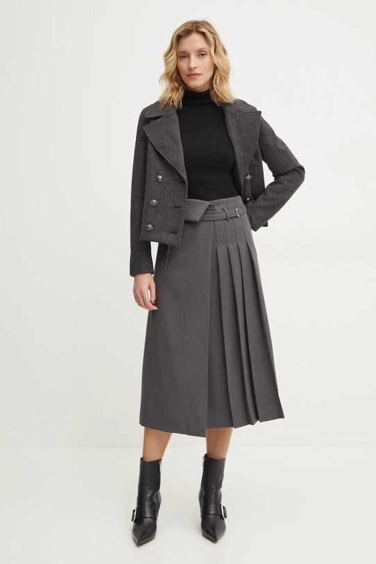 Pulover s dodatkom vune Answear.LAB 8802.fos crna WW25