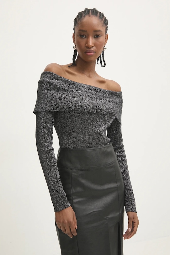 Answear Lab pulover rotund negru Y22012.FLK