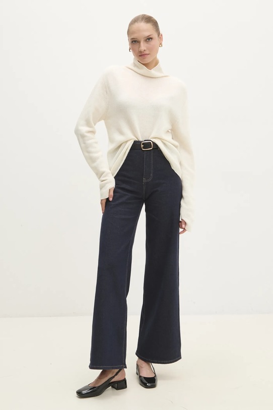 Vuneni pulover Answear.LAB 8763.ILK bež WW25