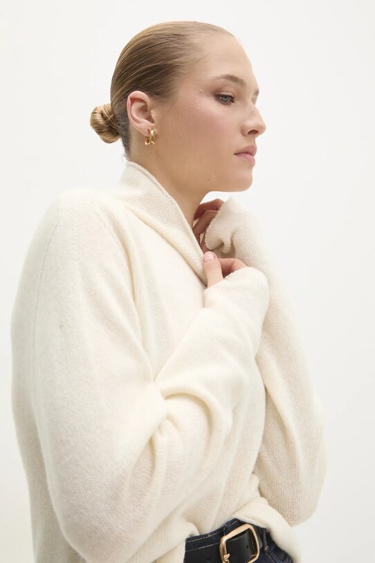 Vuneni pulover Answear.LAB bež 8763.ILK