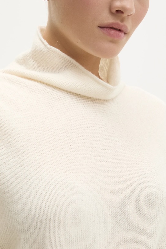 Vuneni pulover Answear.LAB 8763.ILK bež