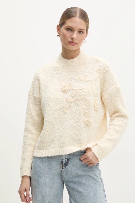 Answear Lab pulover pl2451.fos bej WW25