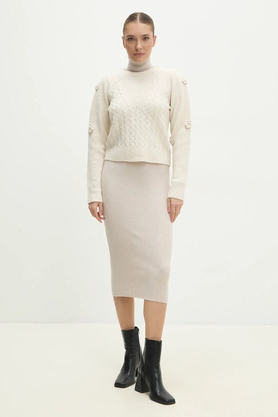 Answear Lab pulover 23623HKT.fos bej WW25