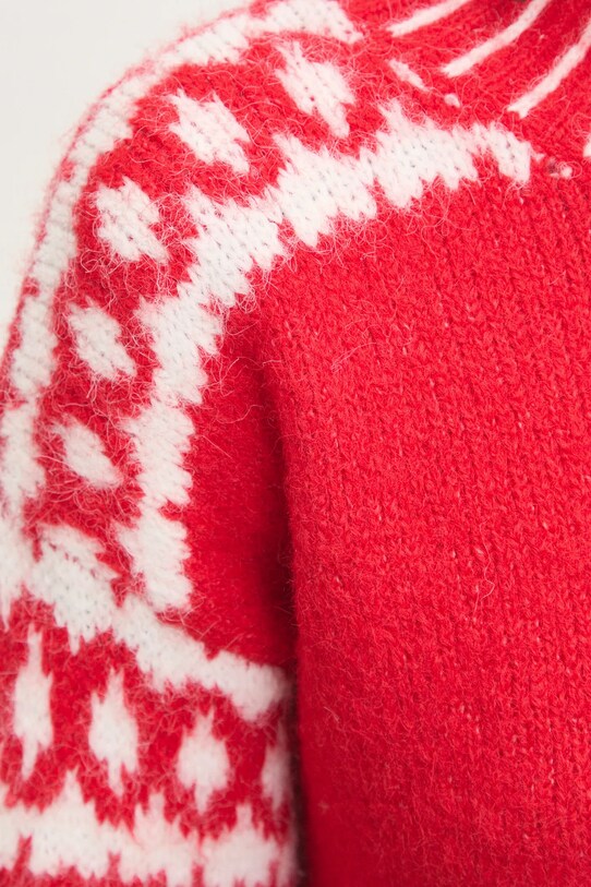 Vlněný svetr Answear.LAB iy24731.fos červená