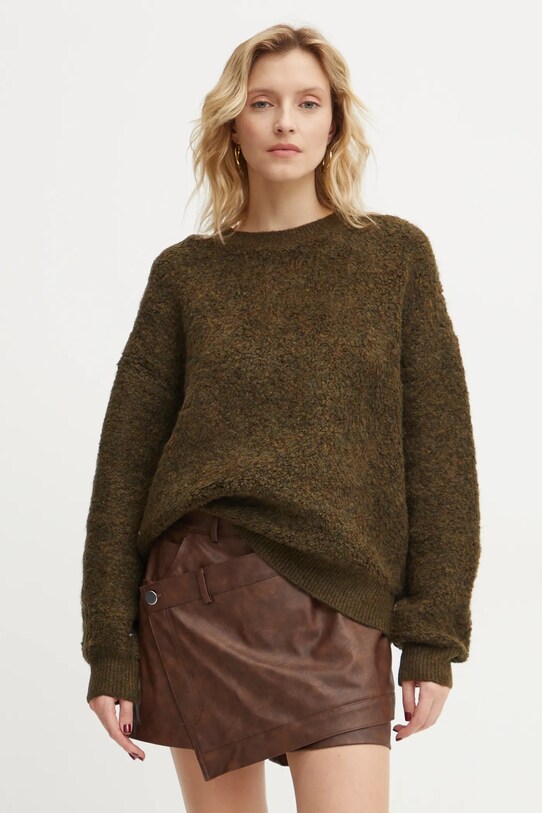 Answear.LAB sweter pozostałe zielony is24714.fos