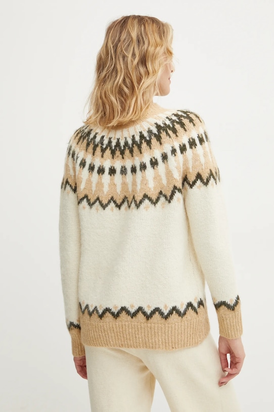 Îmbrăcăminte Answear Lab pulover din amestec de lana iy24752.fos bej