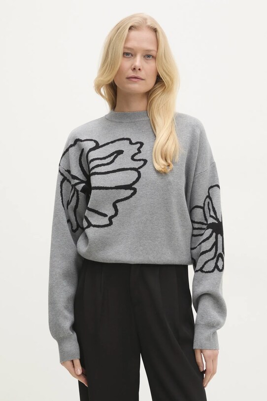 Answear Lab pulover grosime medie gri 8410501.hos