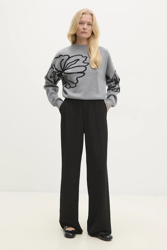 Pulover Answear.LAB 8410501.hos siva WW25