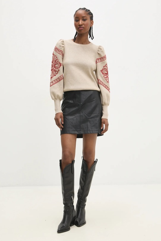 Πουλόβερ Answear.LAB A8469.hos μπεζ WW25