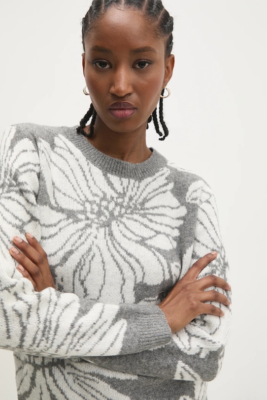 Свитер с шерстью Answear.LAB с добавлением шерсти серый KP227.hms