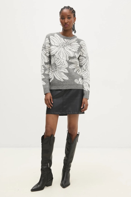 Свитер с шерстью Answear.LAB KP227.hms серый WW25