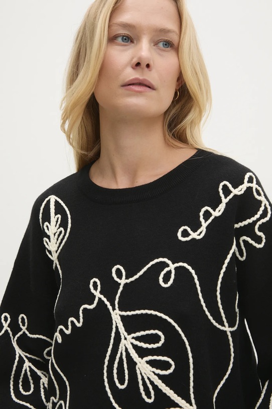 Answear.LAB sweter czarny 7041.hos