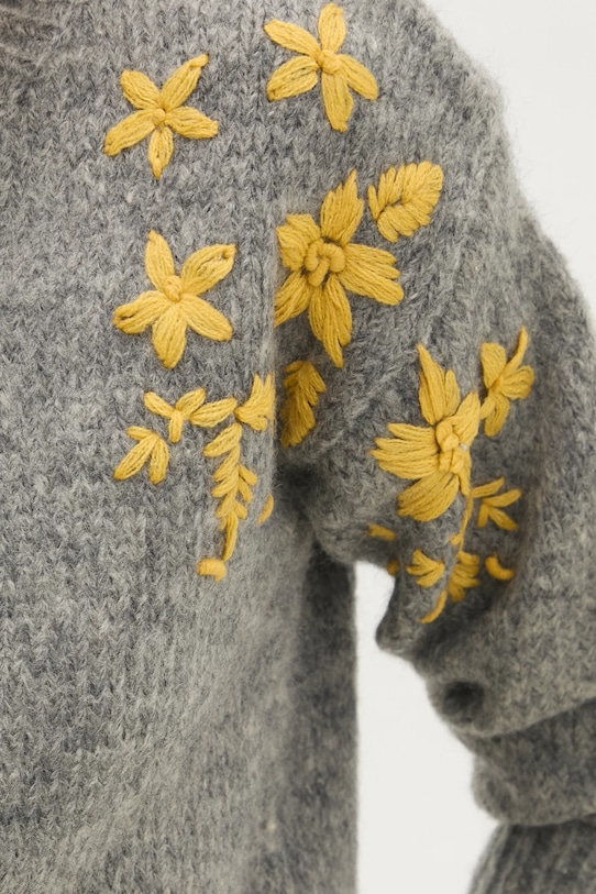 Vlnený sveter Answear.LAB C79008.HWK sivá