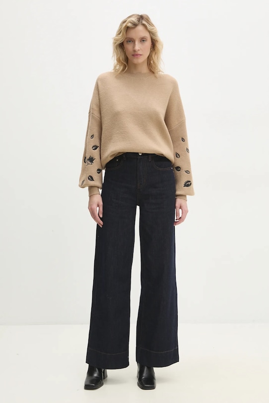 Answear Lab pulover de lana 24010.hms maro WW25