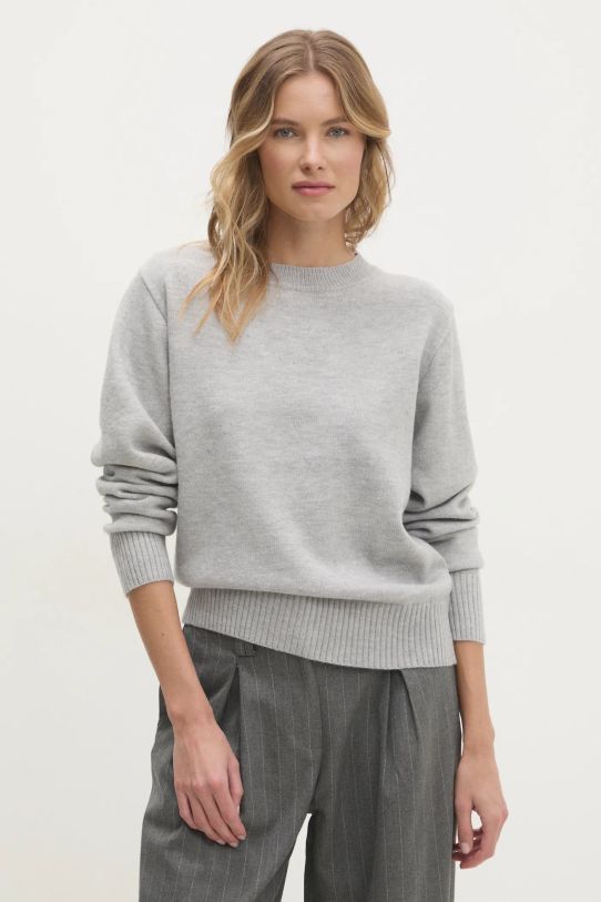 Answear Lab sweter pozostałe szary CE24060.hms