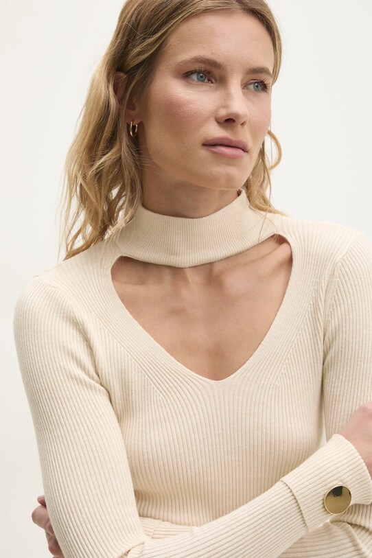 Пуловер Answear.LAB бежов DZ92957.HWK