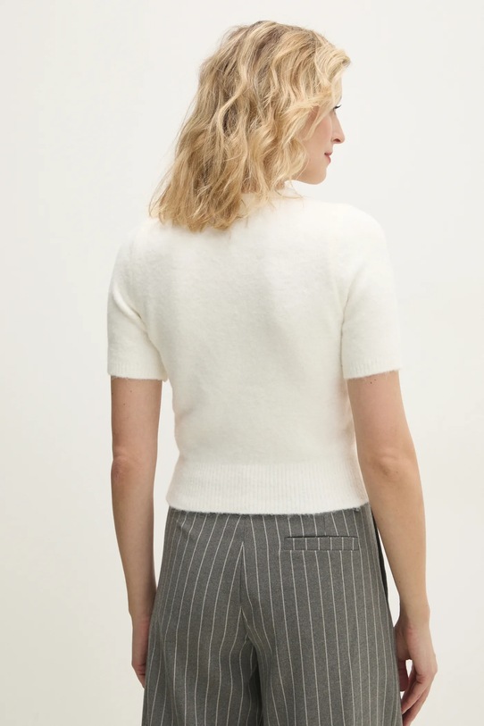 Îmbrăcăminte Answear Lab pulover din amestec de lana 10651..tlk alb