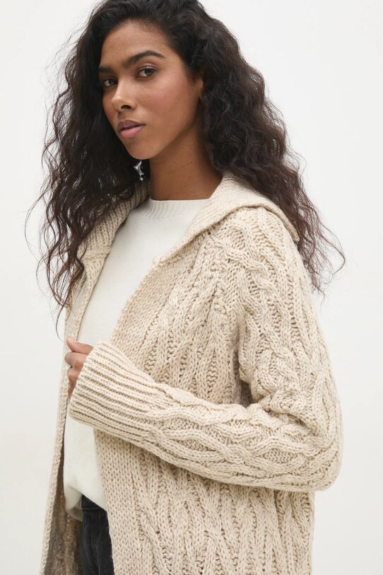 Kardigan Answear.LAB béžová 3608.tms