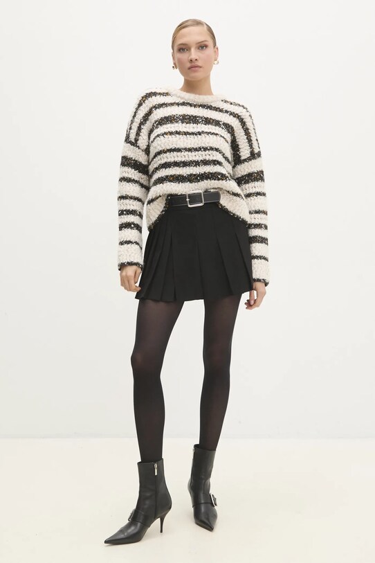 Answear Lab pulover de lana 3854.tms negru WW25