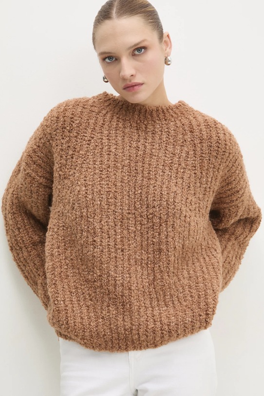 Answear Lab pulover de lana 3861.tms maro