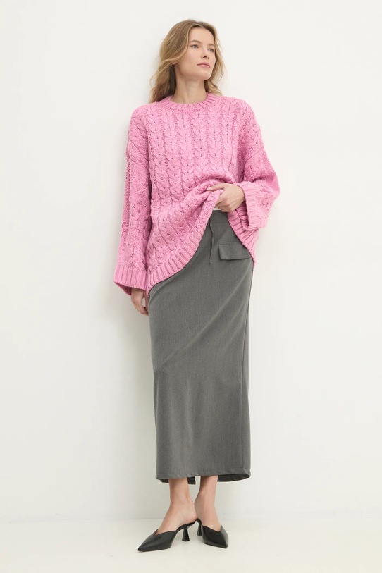 Sveter Answear.LAB 3667.tms ružová WW25