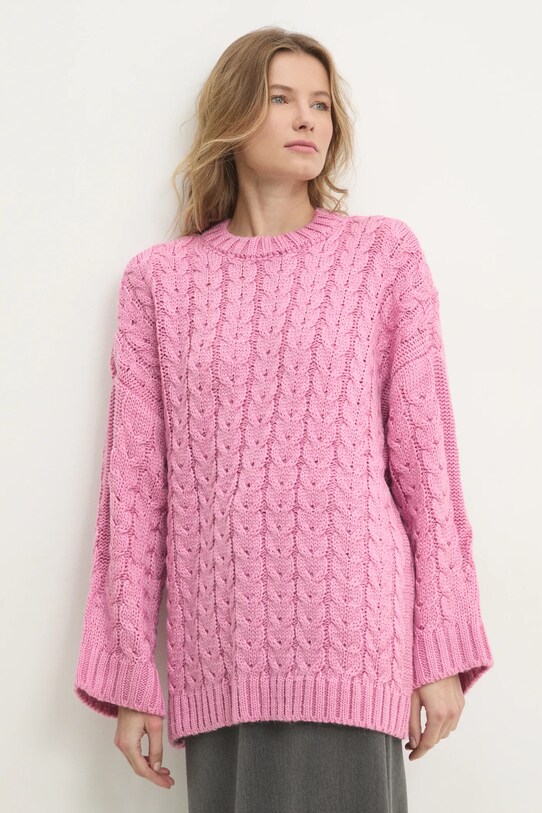 Answear.LAB sweter różowy 3667.tms
