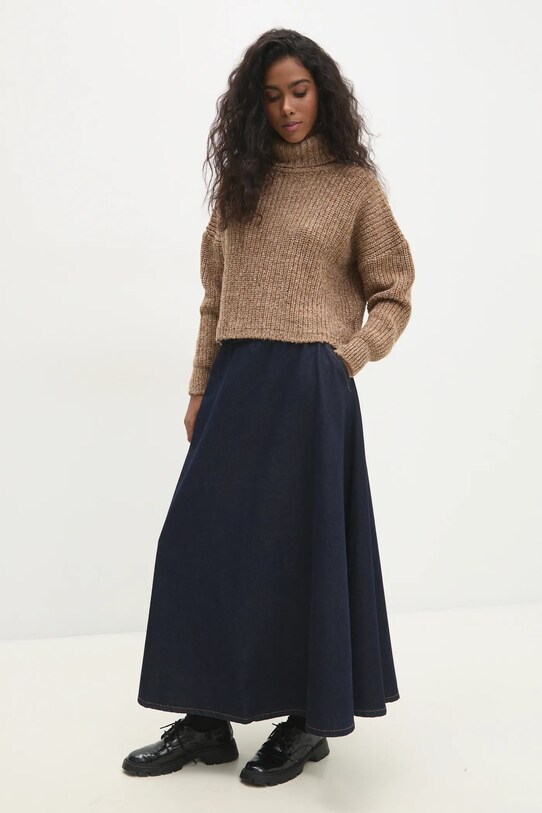 Answear Lab pulover de lana 3872.tms maro WW25