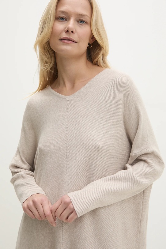 Pulover Answear.LAB bež W01028.HKK