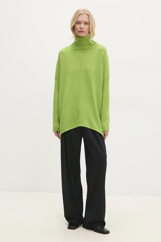 Answear.LAB sweter C121.HKK zielony WW25