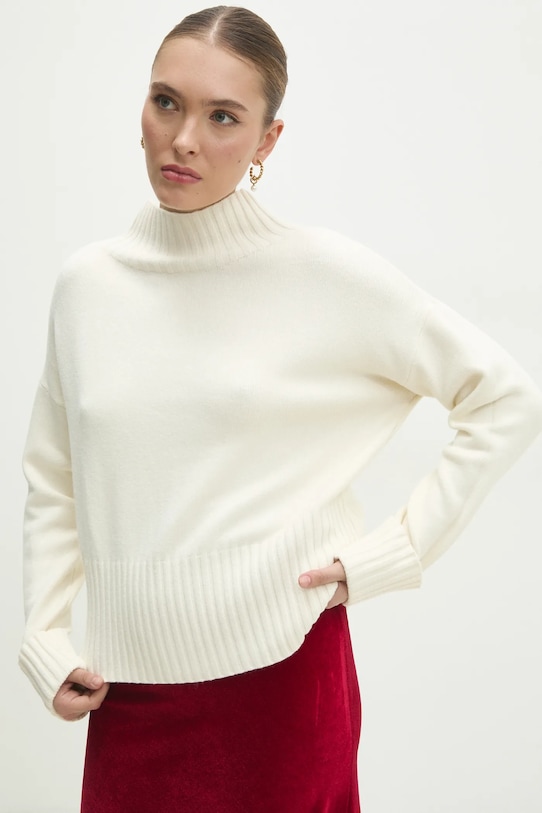 Answear Lab pulover grosime medie bej N7125B.HKK